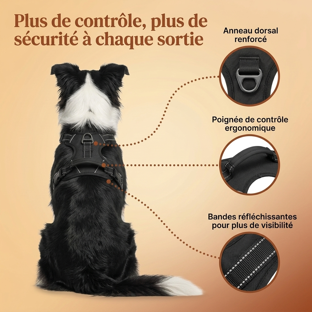 HARNAIS ANTI-TRACTION LUNYPET™